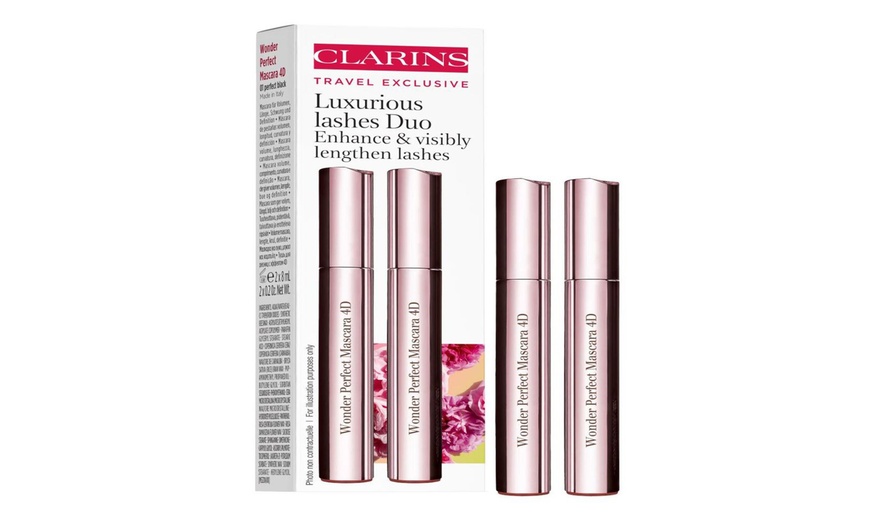 Image 1: 2er-Set Clarins Wonder Perfect Mascara 4D (3061,88 € / L)