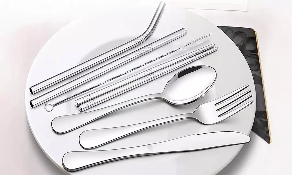 Portable Utensils Silverware Flatware Sets Travel Camping Cutlery Set