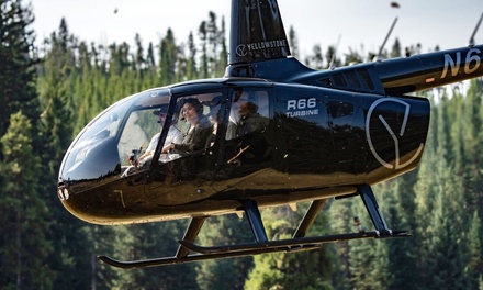 30 Minute Yellowstone Scenic Tour for 4 People + Go-Pro add-on - Yellowstone Helicopters