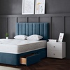 Image 20: Amelia Panel Divan Bed with Optional 2 or 4 Drawers
