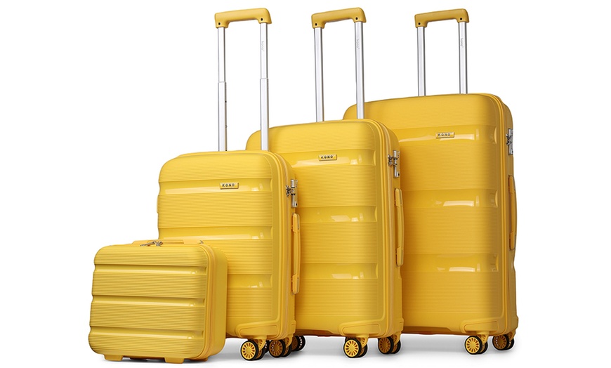 Image 24: Valises Kono avec 4 roulettes pivotantes