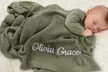 Your Baby's First Gift: One or Two Custom Embroidered Baby Nap Blankets at Justyling (Up to 84% Off) - Second Medium