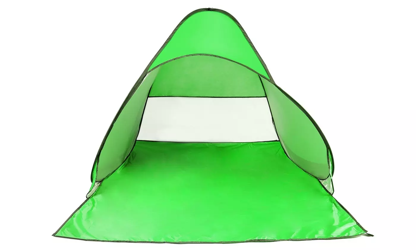 iMounTEK 2-3 Person Pop-Up Beach Tent Sun Shade Shelter with Net Window