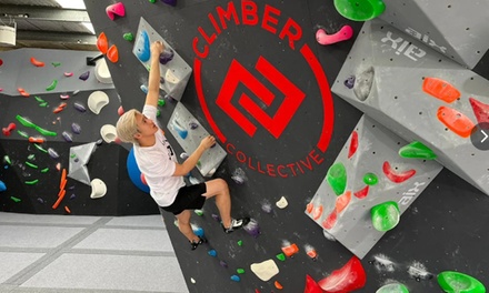 All Day Climbing Experience with shoe and chalk hire - 1 person - Climber Collective