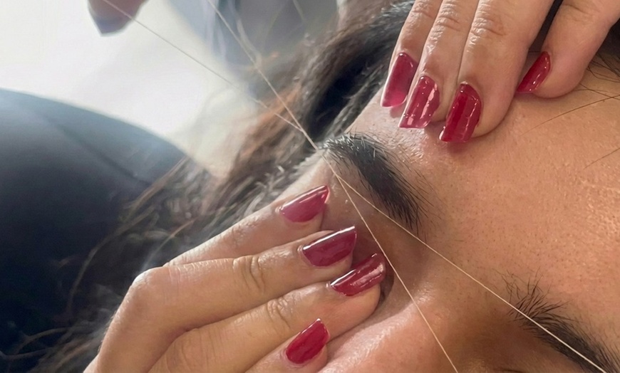 Image 4: Enhance Your Look: Eyebrow with Optional Upper Lip Threading Session