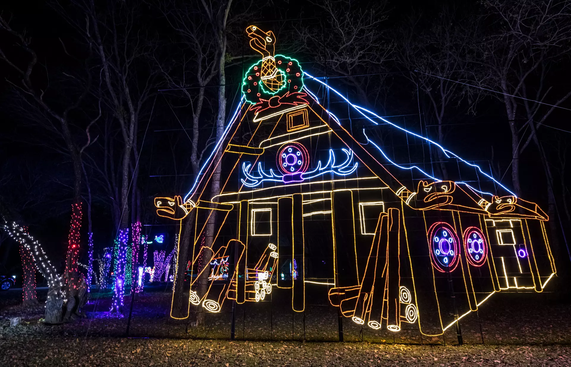 Entry to Branson's Premier Drive-Thru Christmas Lights Show