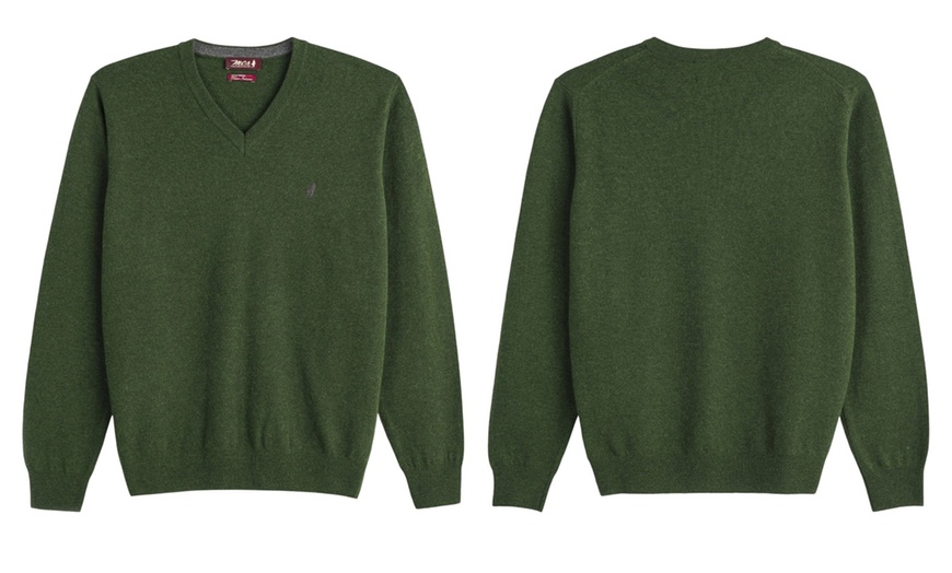 Image 2: Maglione uomo in misto lana MCS Marlboro Classic