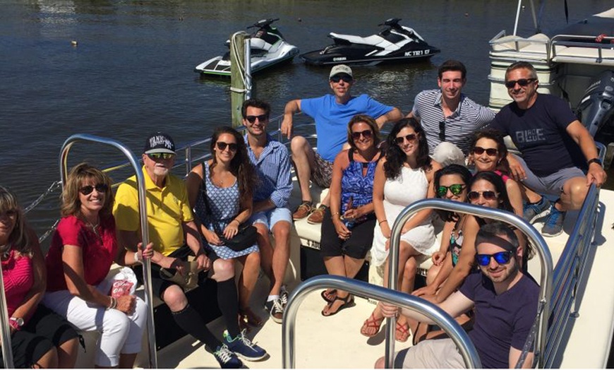 Image 1: Up to 25% Off Sanctuary Vineyard Boat Cruise and Wine Tasting
