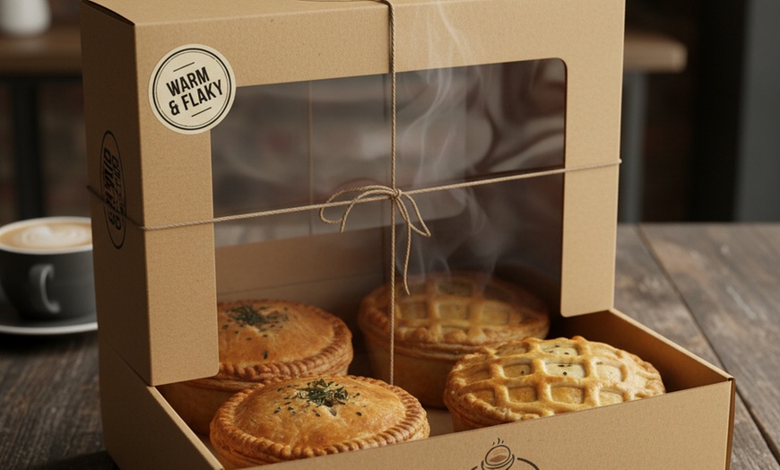 Image 1: Enjoy Pie Feast for Four: Enjoy 4 or 8 Freshly Baked, Flaky Pies