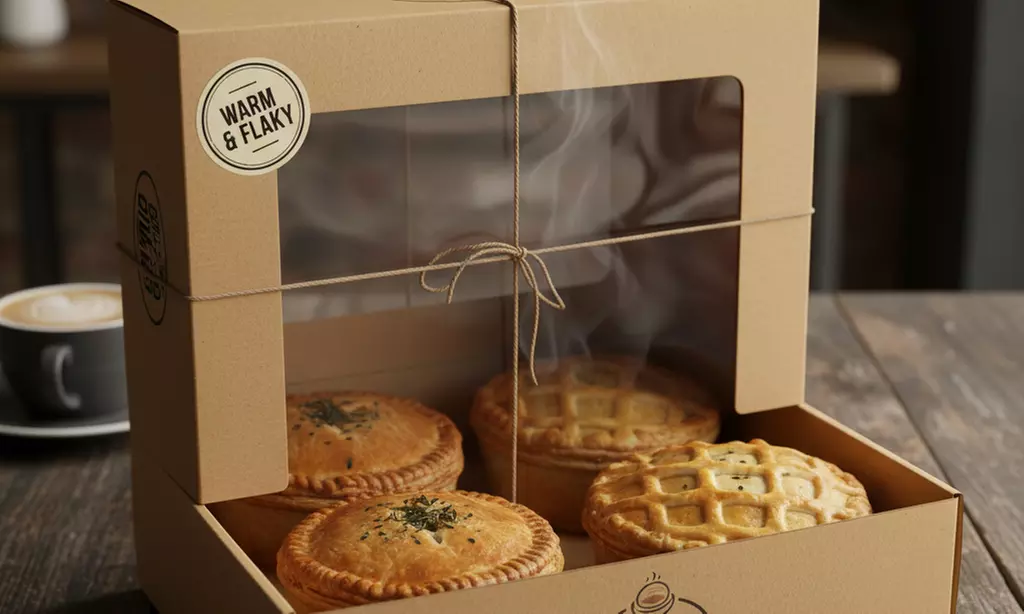 Enjoy Pie Feast for Four: Enjoy 4 or 8 Freshly Baked, Flaky Pies