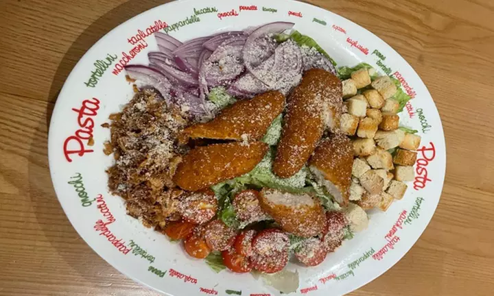 Menú italiano para 2 o 4 con entrantes, platos principales y bebidas