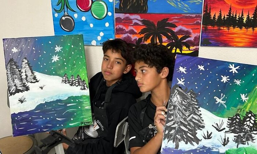 Image 2: Experience a Fun Two-Hour Painting Session for One or Two Participants