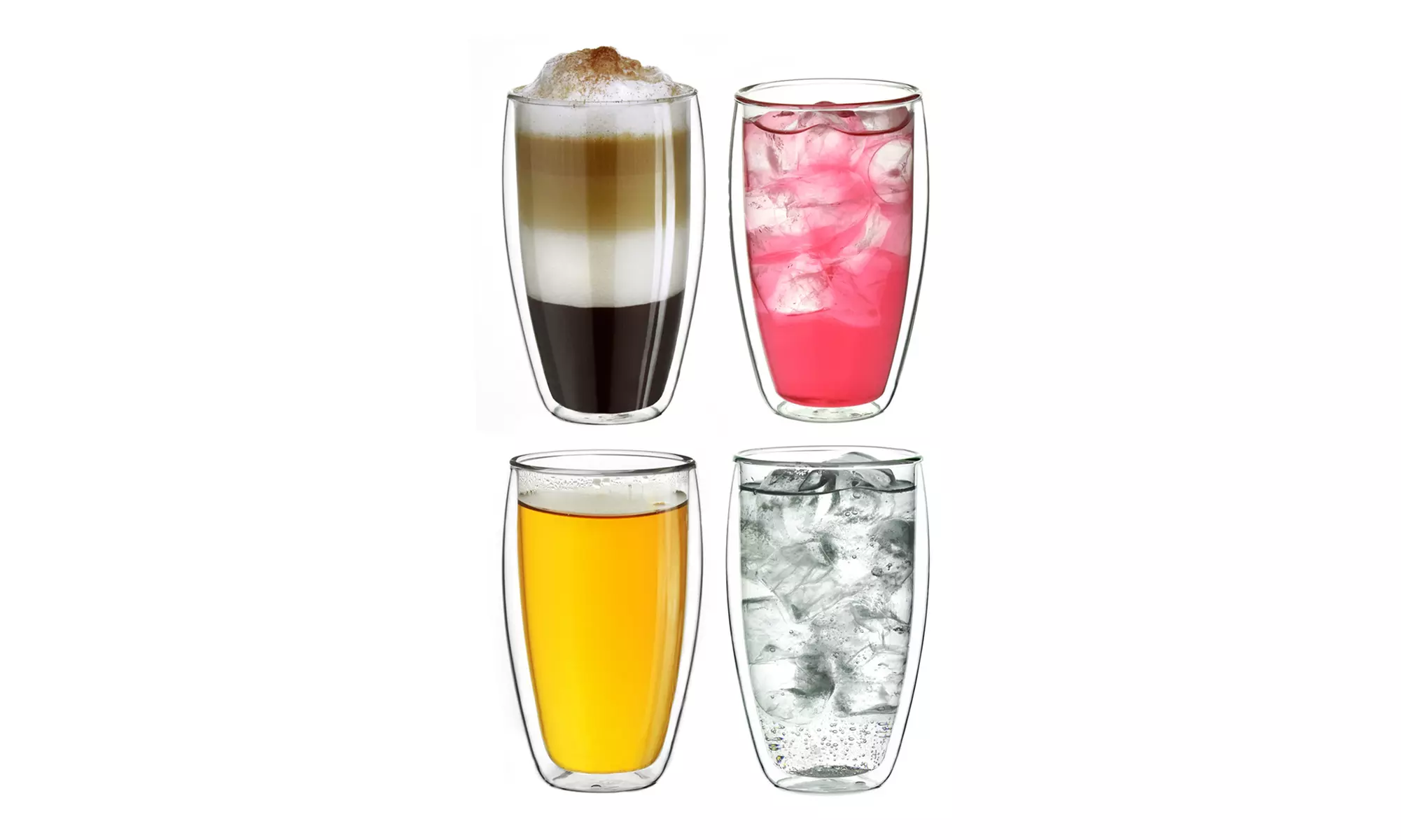 Geschenkdoos met 4 of 6 dubbelwandige glazen  van het merk Creano van 250 ml. of 400 ml. in model naar keuze - Primary Image