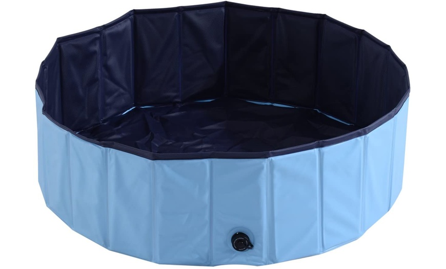 Image 17: PawHut Round Pet Paddling Pool in Various Sizes