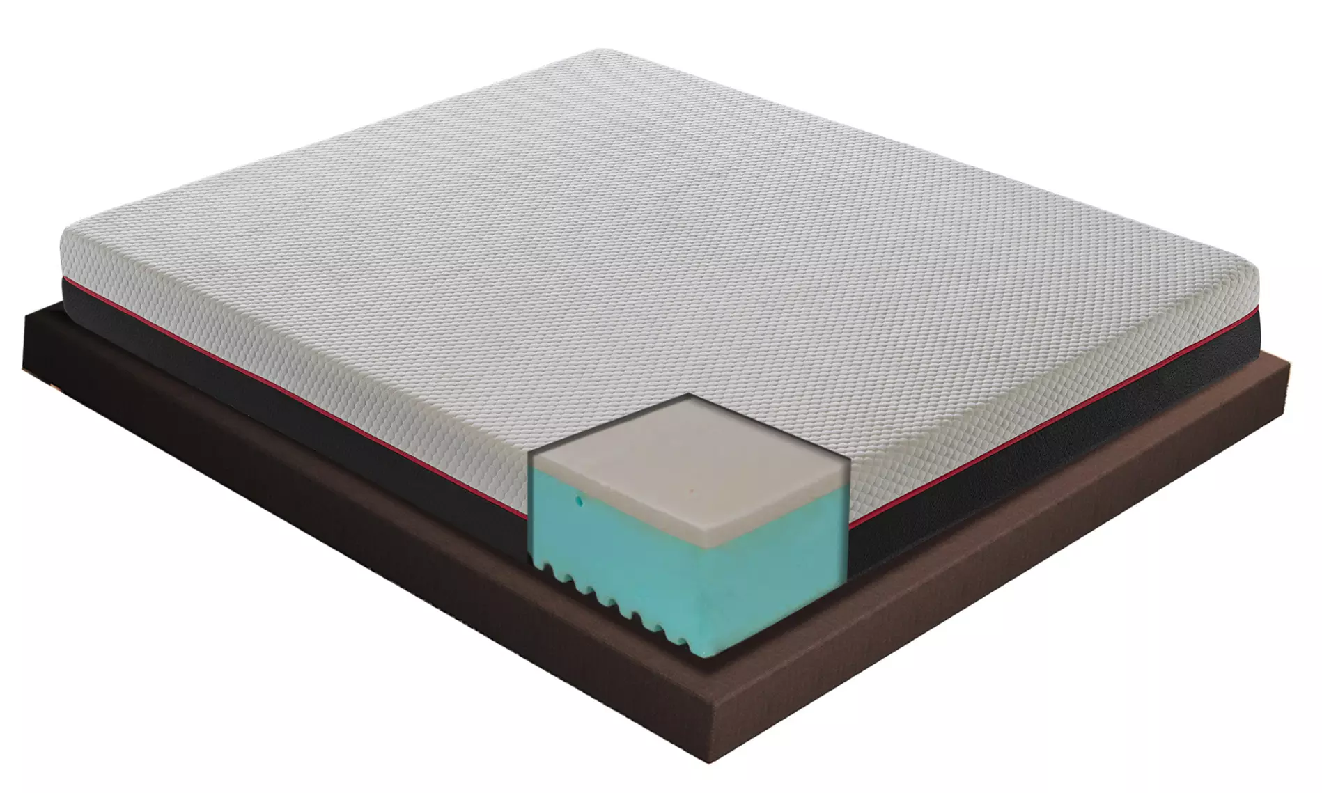 Materasso in memory foam con rivestimento sfoderabile