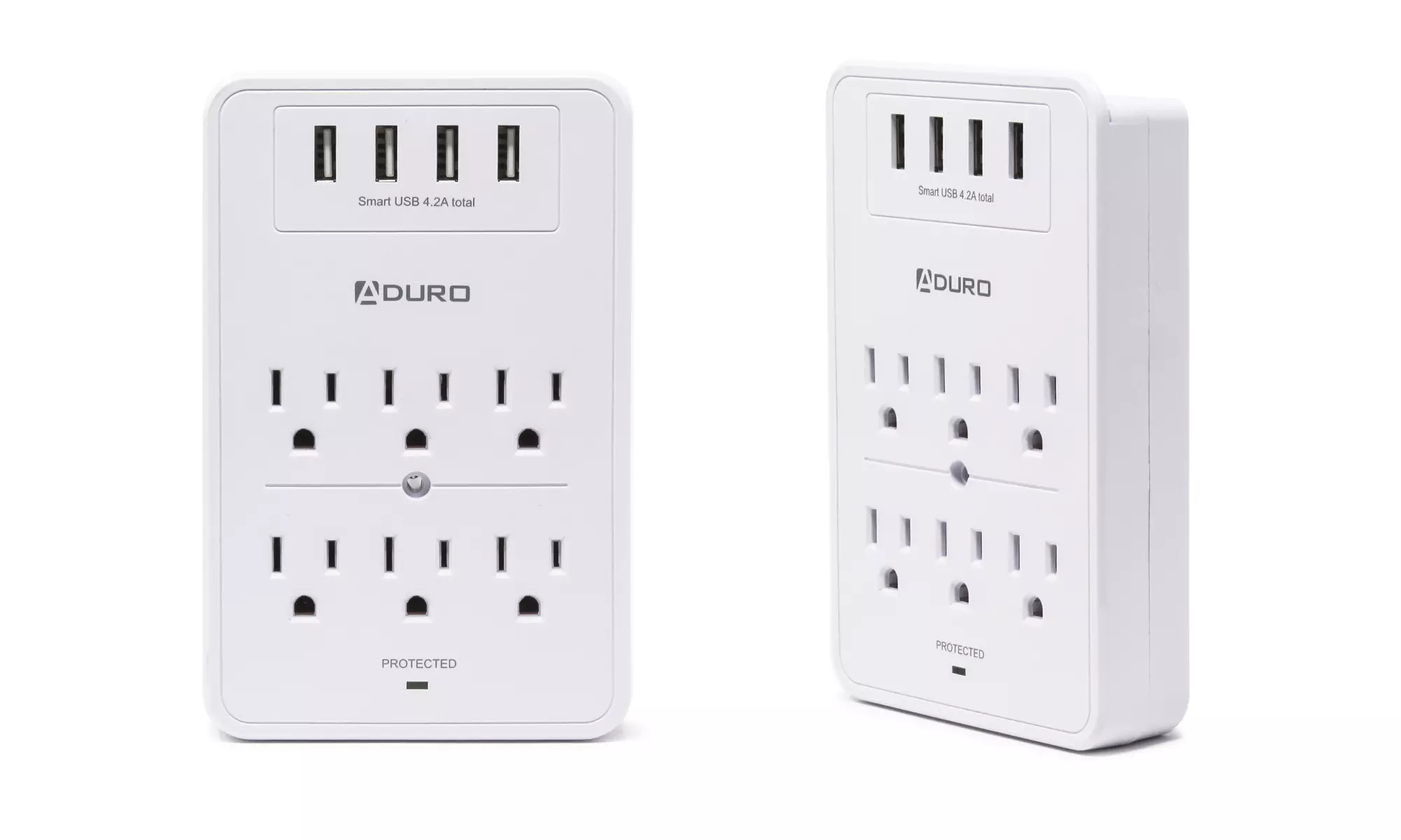 Aduro 3- or 6- Outlet Surge Protector & Charging Station with Multi USB Ports