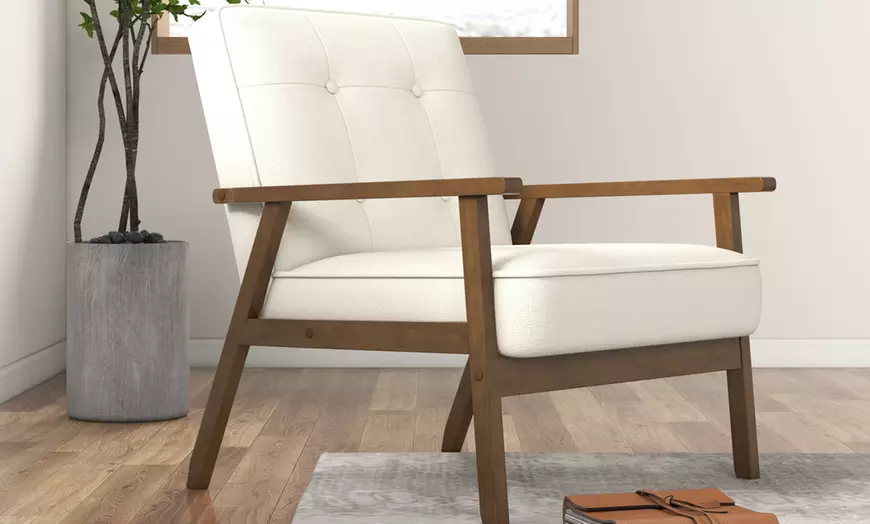 Image 13: Fauteuil "Doug" de Doosense, tissu et coloris au choix