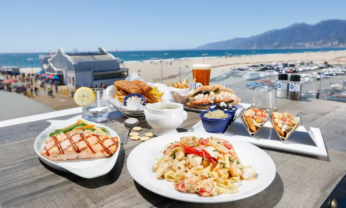 Seaside on the Pier: $50, $100 Toward Fresh Seafood, Burgers & Drinks