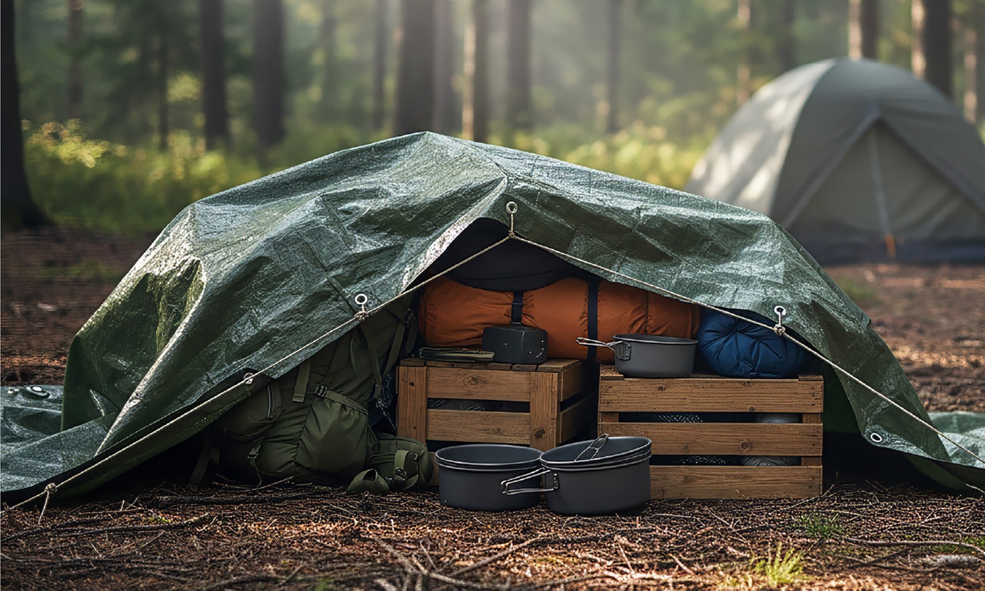 Bâche imperméable et résistante à la déchirure