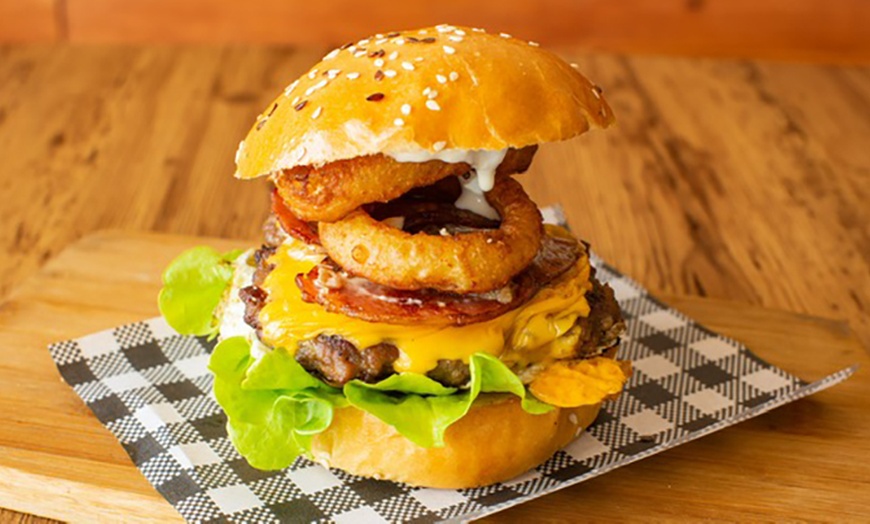 Image 4: Burger or Salad, Fries and Drink