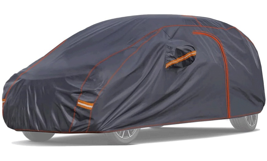 Image 3: Funda para coche con cremallera impermeable