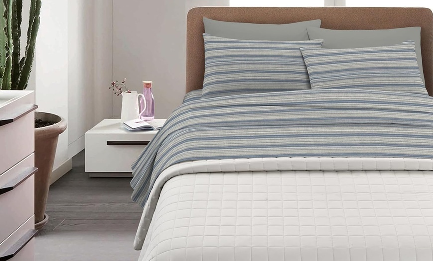 Image 5: Completo lenzuola in flanella di cotone