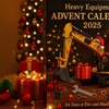 Image 1: Christmas-themed Excavator Acrylic Pendant Advent Calendar 