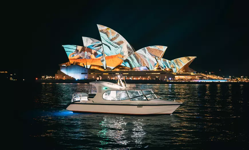 Image 12: Escape the Crowds with a 20-Min Sydney Harbour Vivid Cruise Experience