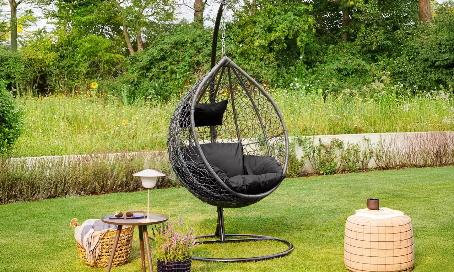 Home Deluxe Polyrattan-Hängesessel CIELO