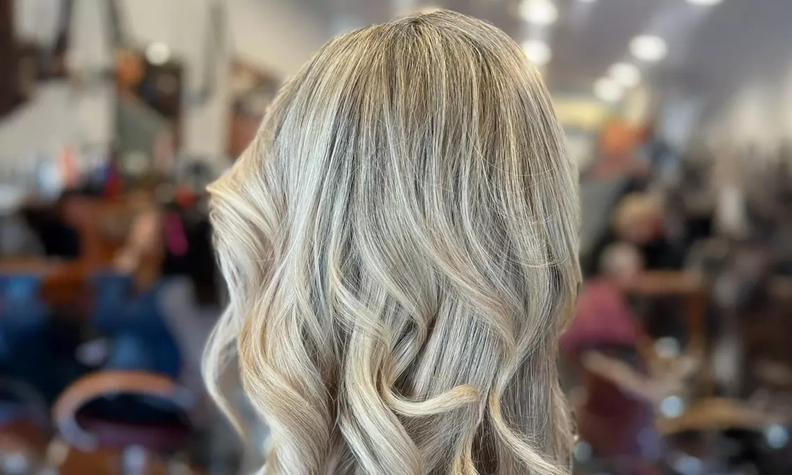 Refresh your Style at Natural Motion Salon w/ Partial Balayage/Highlights with Glaze & Blow-Dry (Up to 49% Off) - Primary Image