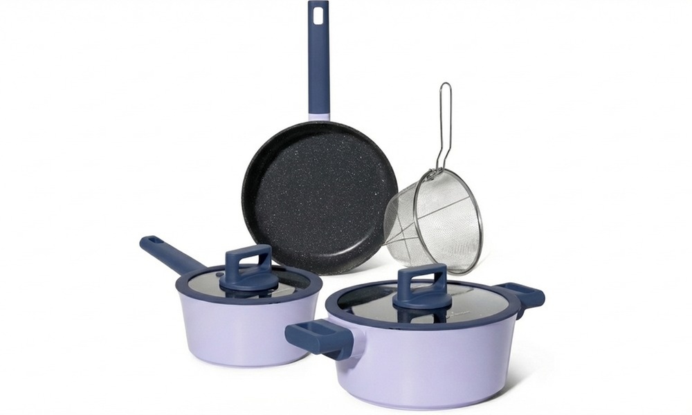 Cocotte avec couvercle, batterie de cuisine de 6 ou 13 pièces
