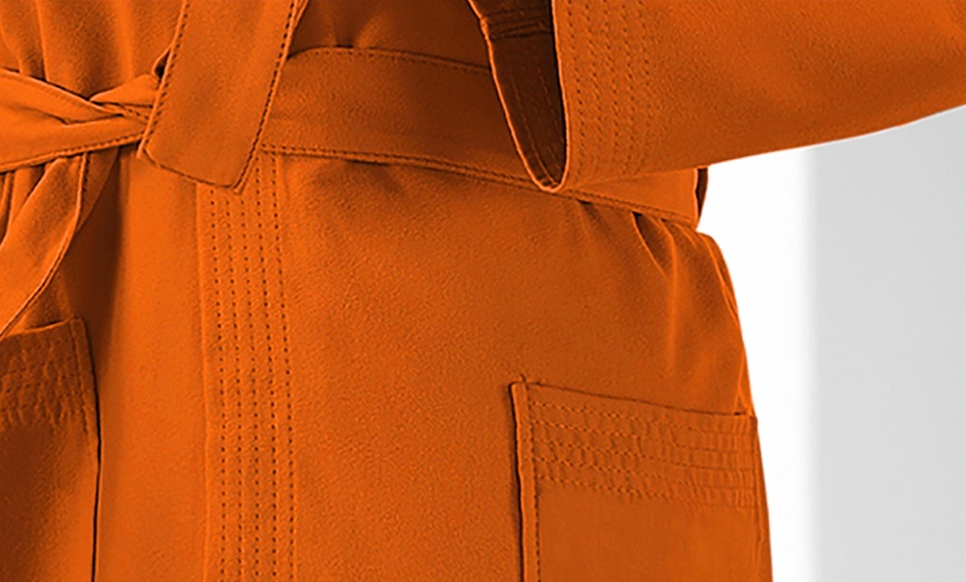 Image 11: Sneldrogend microfiber badjas met capuchon