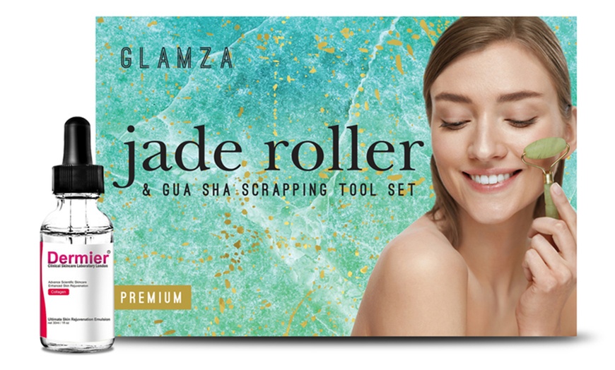 Image 2: Jade Roller Set