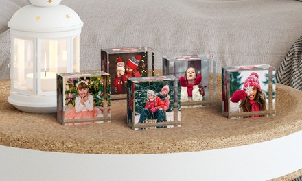 5x5cm One Personalised Mini Acrylic Photo Block - Photo Gifts