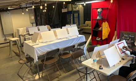 One Sip & Paint General Admission (2hrs) - Redbloxx Sip and Paint 