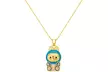 Stanley - BTS x Labubu Gold Enamel Pendant Necklace with Color Choices at Kheart - Up to 79% Off - Image 4