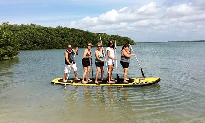 Two or Four Paddleboard Rentals or a Megaboard Rental from Hop on Board Paddleboards (Up to 56%  Off) - Primary Image