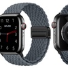 Image 17: Waloo Braided Nylon Magnetic Loop Band For Apple Watch- (Size & Color)