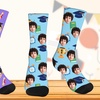 Image 8: Custom Photo Socks from Justyling — Perfect Graduation Gift (Up to 81% Off)