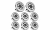 8-Pack Solar LED Outdoor Garden Ground Landscape Lights