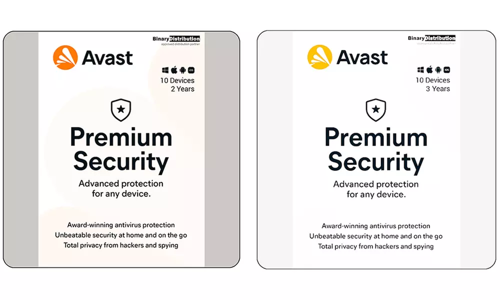 Protege tu ordenador con una licencia de Avast Premium Security 2025 para hasta 10 dispositivos de Avast - Primary Image