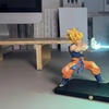 Image 4: Anime Warrior LED Figure with Energy Blast Effect and Display Stand