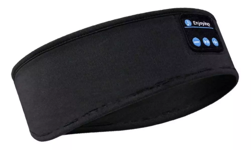 3-in-1: Schlafkopfhörer, Stirnband und Augenmaske