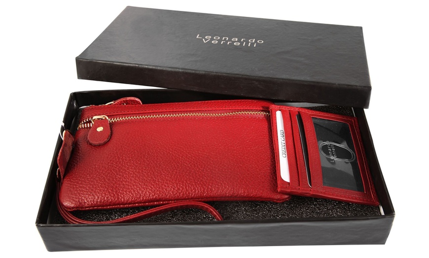 Image 35: Coffret cadeau en cuir Leonardo Verrelli