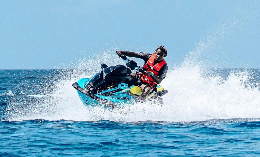 Image 1: Jet Ski Rentals: 1, 2, or 4 Jet Skis for Up to 4 Hours of Water Fun 