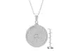 Ladies Double Sided Stainless Steel Lord's Prayer And Serenity Prayer Pendant - Second Medium