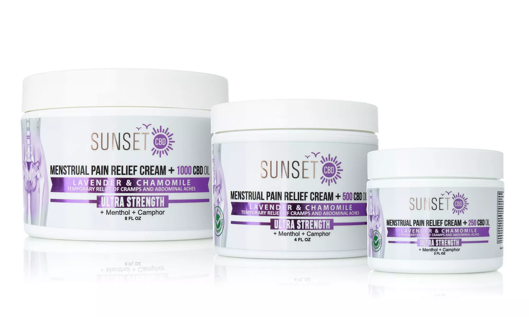 CBD & Lavender Infused Pain Relief Cream for Joints / Muscle Pain from Sunset