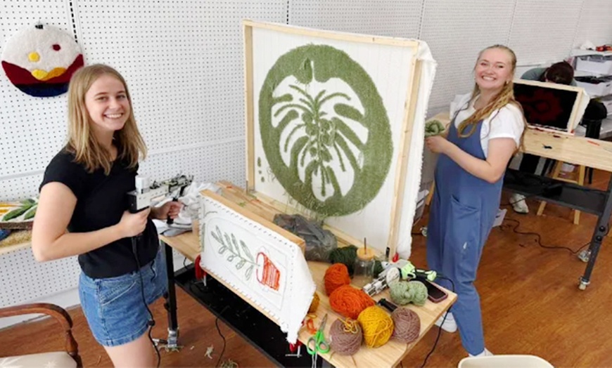 Image 9: Hands-On Rug Tufting Class – Design & Create Your Own Art