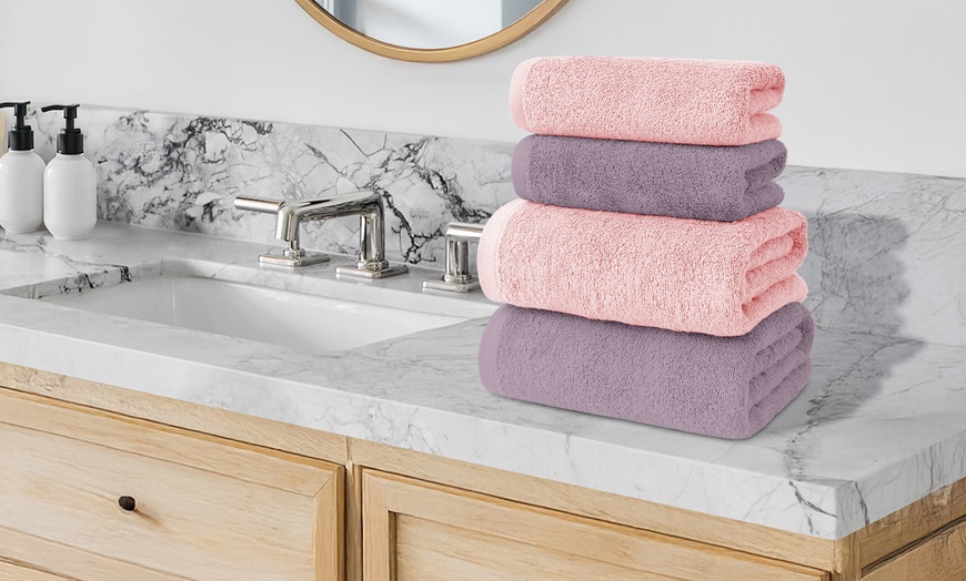 Image 21: 4-delige handdoekenset