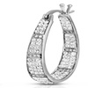 Image 5: Elegant Crystal Hoop Earrings – Chamonix Jewelry